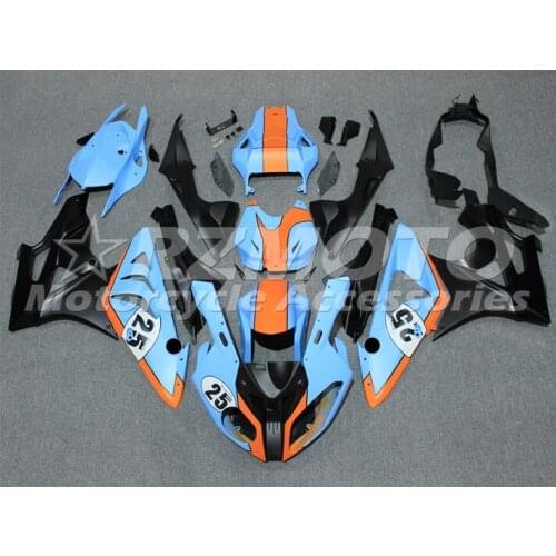 New ABS Whole Fairings Kit Fit For BMW S1000RR 2009 2010 2011 2012 2013 2014 09 10 11 12 13 14 Bodywork Set Sky Blue Orange