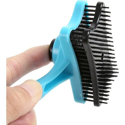 New Type Pet Comb Cat Dog General-Purpose Automatic Hair Removal Pets Self-Cleaning Combs Thick Open Needle Style