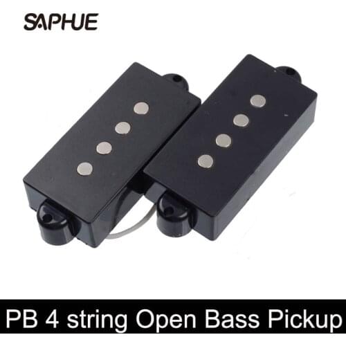 Open Type 4 string Precision P Bass Guitar Pickup For Electric Bass Guitar Parts Black White