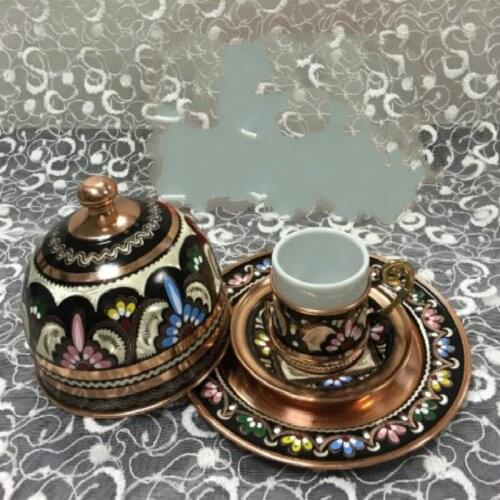 Ottoman Court Coffee Cup Handmade Enamel Copper Coffee Cup coffe machine coffee milk jug pitcher coffee maker coffee maker