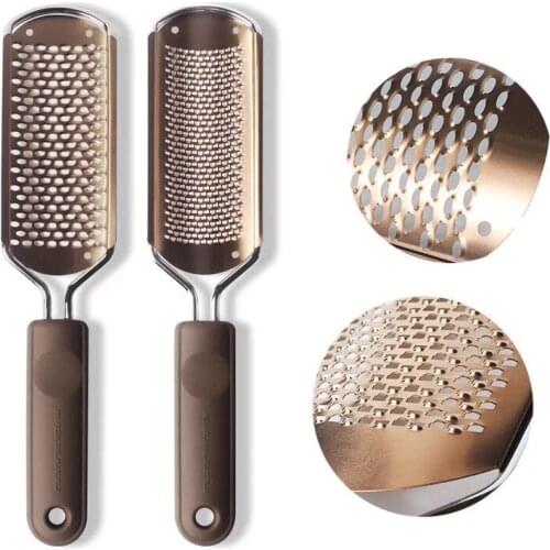 Stainless Steel Foot Rasp File Foot Care Hard Dead Callus Remover Exfoliating Pedicure Reusable Easy Clean Pedicure Tools