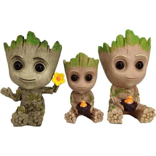 Birds Nest Tree People Big Flower Tree People Anime Hand Office Aberdeen Pen Holder Flower Pot Tree Hand-made Decoration Toys