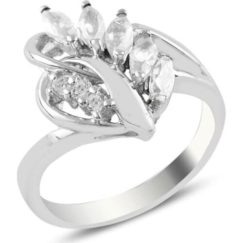 Silver 925 Sterling Zircon Stone Ring