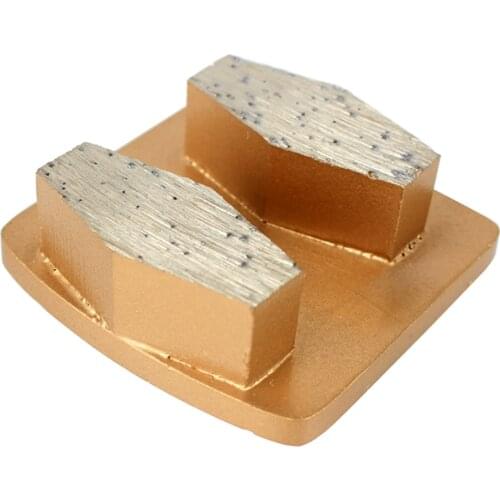 KT72 Redi Lock Metal Bond Concrete Grinding Shoes Husqvarna Diamond Grinding Pad for Concrete and Terrazzo Floor 12PCS