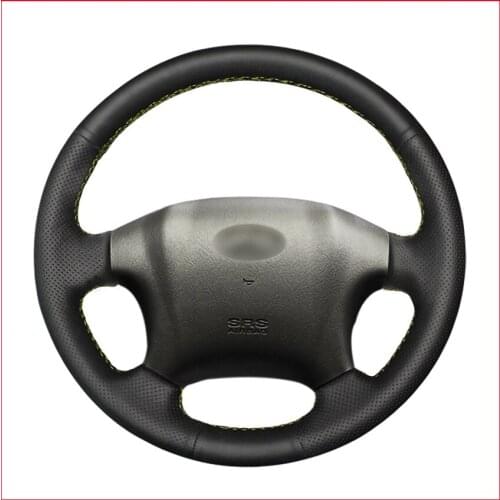 DIY Black Artificial Leather Car Steering Wheel Covers for Hyundai Tucson 2006 2007 2008 2009 2010 2011 2012 2013 2014