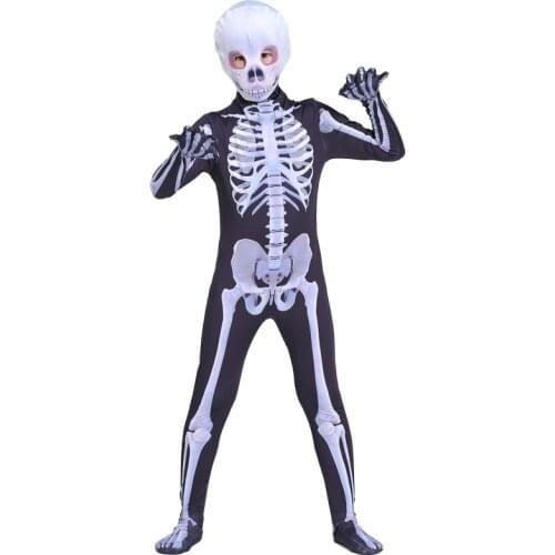 Scary Skeleton Costume Kids Costume for Baby Girl Boys Fancy Dress for Purim