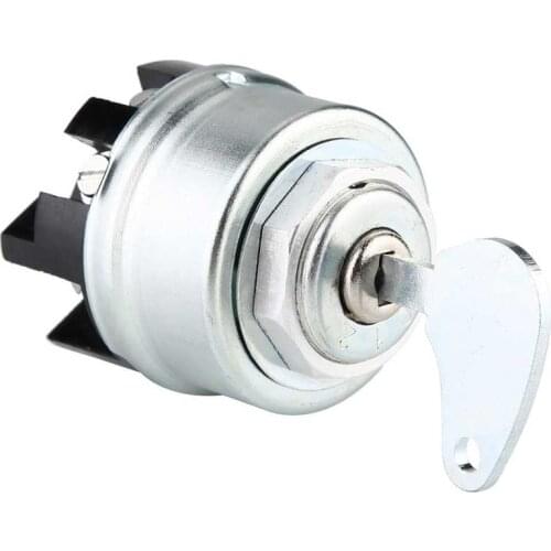 Motorcycle Ignition Switch Universal High Quality Kirsite Ignition Key Switch for Cars Vehicles Boats ATVs Ignition Key Switch