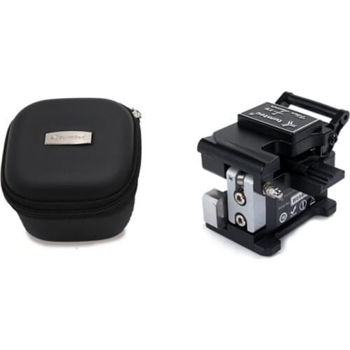 Tumtec T9 High Precision Fiber Cleaver with 3 in 1 Fixture Automatic Splicing Machine Cutter Hot Melt Cold Junction Common Tools