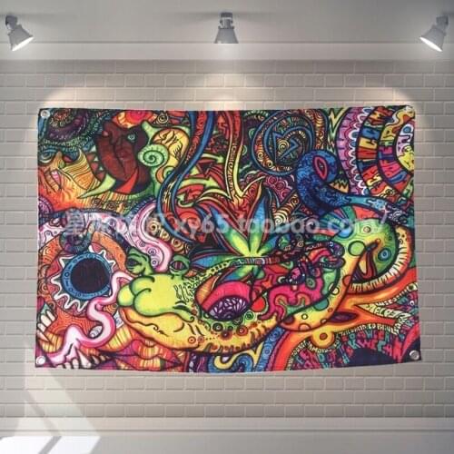 Jamaica Reggae 56X36 inches large banner retro rock band logo poster cloth painting Bar Cafes home decor