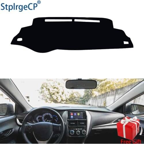 For Toyota vios xp150 2018 2019 dashboard mat Protective pad Shade Cushion Pad interior sticker car styling accessories