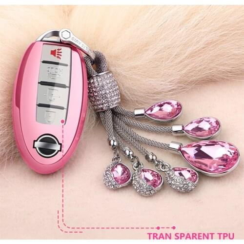 1PCS New Soft TPU Car Key Case Cover For Nissan Qashqai J10 J11 X-Trail t31 t32 kicks Tiida Pathfinder Murano Note Juke Infiniti