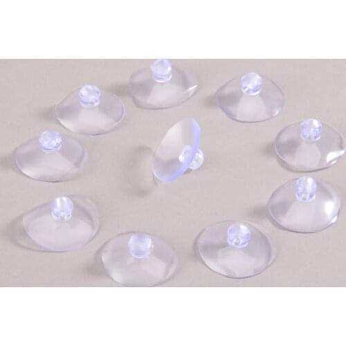 10Pcs 25mm Sucker Suction Cups Clear Mushroom Head Strong Vacuum Suckers Hook Hanger For Window Kitchen Bathroom Doll Toy Fridge