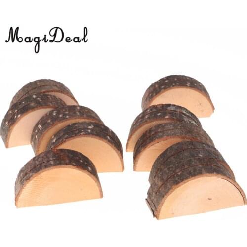 10pcs Rustic Wooden Photo/Place Card/ Memo Holder Stand Note Clip Wedding Reception Party Tabletop Decor