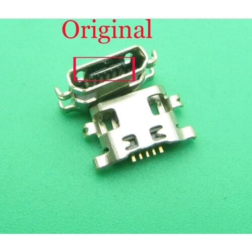 100PCS/Lot Micro Mini USB Charging Port Jack Socket Connector For Lenovo A708t S890 / For Alcatel 7040N / For HuaWei G7 G7-TL00