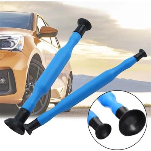 2 Pcs Valve Lapping Sticks Dust Grinding Tool Plastic Handle With Suction Cup For Automotive Motorcycle Cylinder Engine