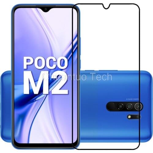 25 Pcs/Lot Full Cover Screen Protectors For Xiaomi Poco M2 Scratch Proof Protective Film Tempered Glass For Xiaomi Poco M2