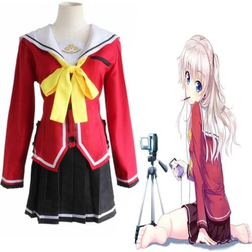Anime Charlotte Cosplay Costumes Tomori Nao Shcool Uniform Yuu Otosaka Cosplay Costumes Halloween Party Unisex Cosplay