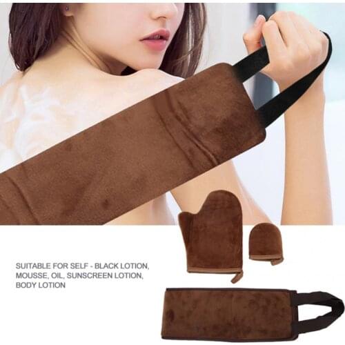 3pcs/set Tanning Applicator Tanning Cream Lotion Mousse Oil Application Gloves Body Care Tanning Gloves Cream Lotion Mousse