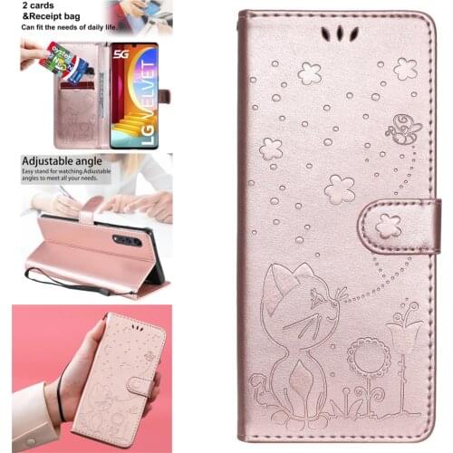 Cell Covers For capinha LG G8 ThinQ Colorful Telofon Case sFor LG Wonderful coque G7 G9 G8S Velvet G900 PU Leather Book Phone