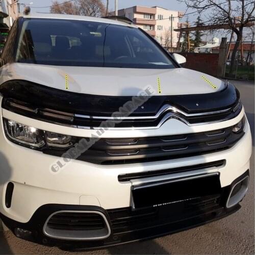 For Citroen C5 2017-2021 Front Bug Shield Hood Deflector Guard Bonnet Protector Car Auto Accessory Car-Styling Accessories