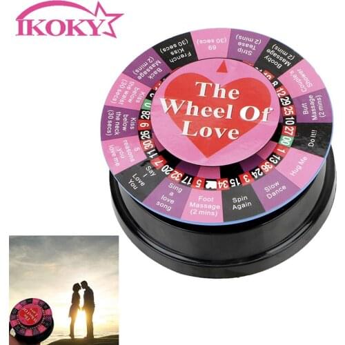 IKOKY Sex Game Toys for Couple Fun carousel Flirting Toy Foreplay Gift Table Set for Couples Funny Sex Dice