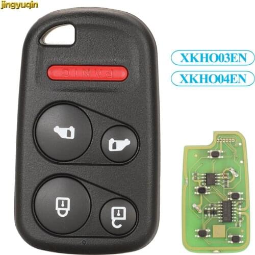 Jingyuqin 5pcs XKHO03EN/XKHO04EN VVDI2 Mini Key Tool For Honda Type Wire VVDI Xhorse Remote Flip Car Key Control Universal 3 BTN