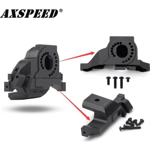AXSPEED Metal Aluminium Alloy Heat Sink Motor Mount Base Holder for TRX4 1/10 RC Crawler