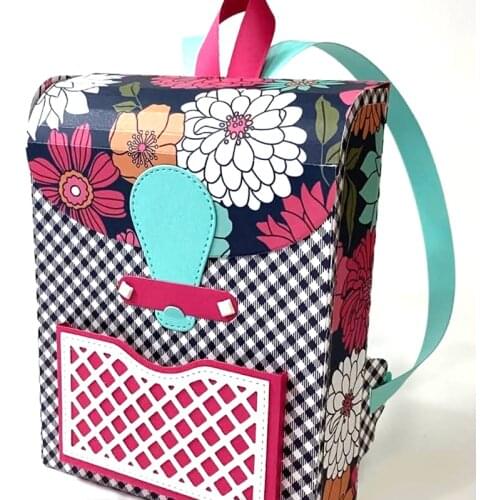 School Bags Shape Metal Cutting Dies For Scrapbooking Craft Die Embossing Stencil Cut Card Making Decoration