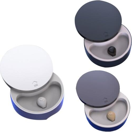 Mini Bluetooth Earbud Invisible Bluetooth 5.0 Earphone True Wireless Earpiece with Charging Case for All Phone