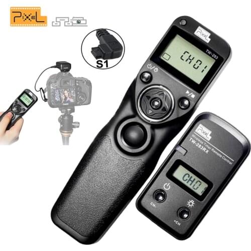 Pixel TW283 TW-283 S1 Wireless Timer Remote Control For Sony A900 A850 A700 A580 A560 A550 A99 A77 A7II Camera Shutter Release