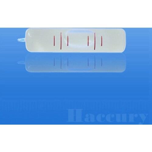 QASE High Perecision LevelTubular Spirit Level Bubble Vial for Optoelectronic Instruments Total station Accuracy 3'/2mm