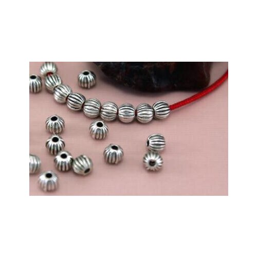 50pcs/lot Tibetan Silver Pumpkin Lantern spacer Loose Bead Spacer Connectors for DIY Jewelry Making bracelet Alloy accessories