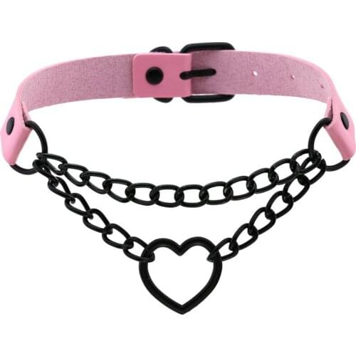 Sexy Black Chain Necklaces for Women Men Gothic Punk Statement Choker Necklace Jewelry 2021