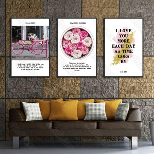 Modern Decoration Home Color Strong Painting Waterproof Ink Painting Frameless Style Living Room Mural Bedroom Painting