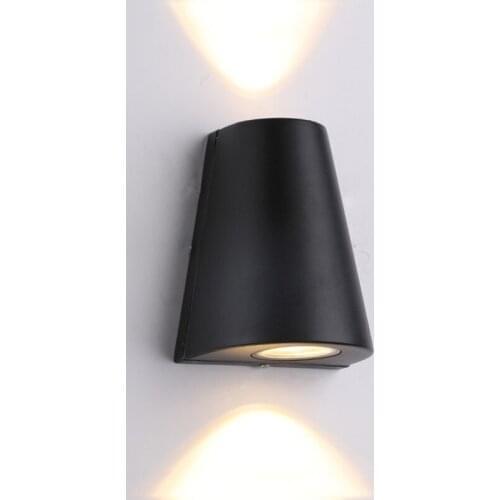 LED wall lamp modern minimalist exterior wall aisle balcony lamp outdoor waterproof two-way light up and down wall light