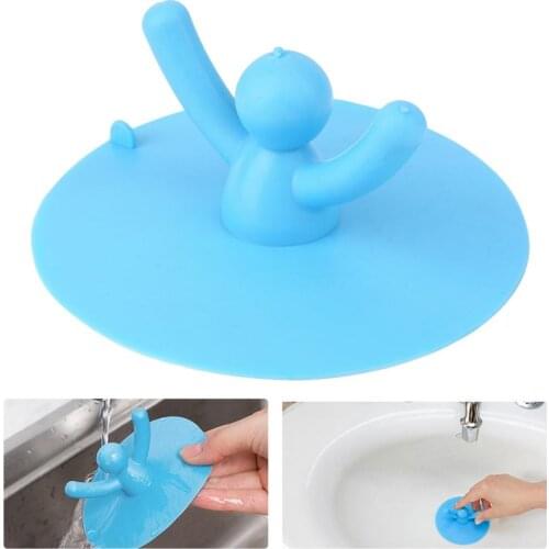 Home Kitchen Washroom Bathroom Shower Waterproof Silicone Sink Plug Water Sink Bathtub Drainage Stopper Tool