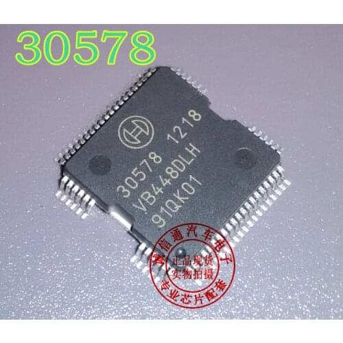 10pcs/LOT 30578 QFP64 Auto chips car launch computer board fuel injection driver chip For BOSCH ECU Board