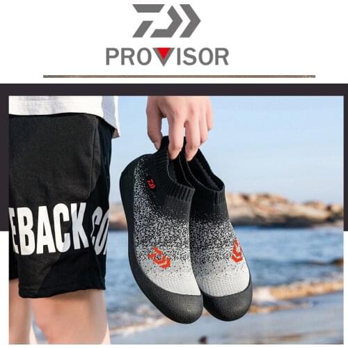 2020 Daiwa Outdoor Fishing Non-slip Shoes Men and Women Flying Woven Diving Shoes Soft Bottom Swimming Shoes Quick-drying Shoes