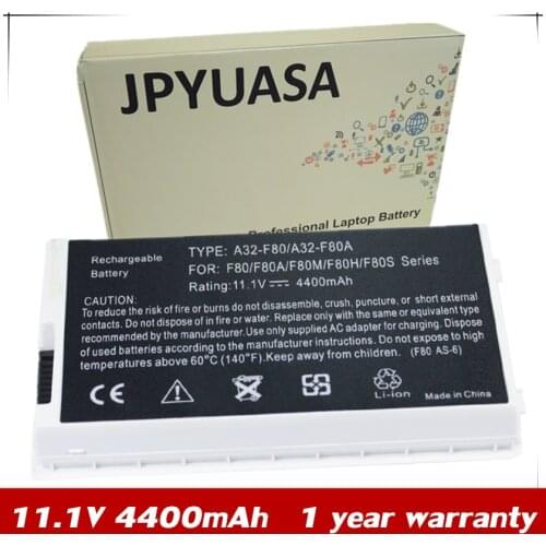 7XINbox 11.1V 4400mAh Laptop Battery A32-F80 For ASUS F80 F80Cr F80s F81 F81E F81Se F83 F83Cr F83E F83S F83Se F83T F83V F83VD