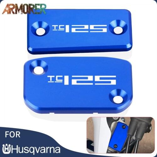 Motorcycle CNC Aluminum Front Brake Reservoir Fluid Tank Cover Cap Accessories For TC 125 250 TC125 TC250 2021 2022