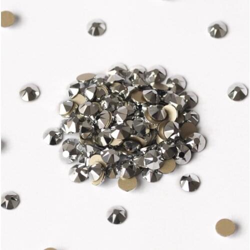 CTPA3bI SS34 288pcs All Color Non Hotfix Glass Silver Rhinestones Flatback Crystal Stones Beads For Nails Art Jewelery Craft