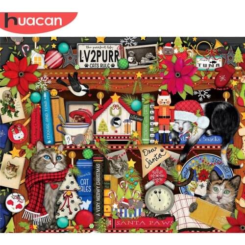 Huacan Pictures Of Cats By Numbers