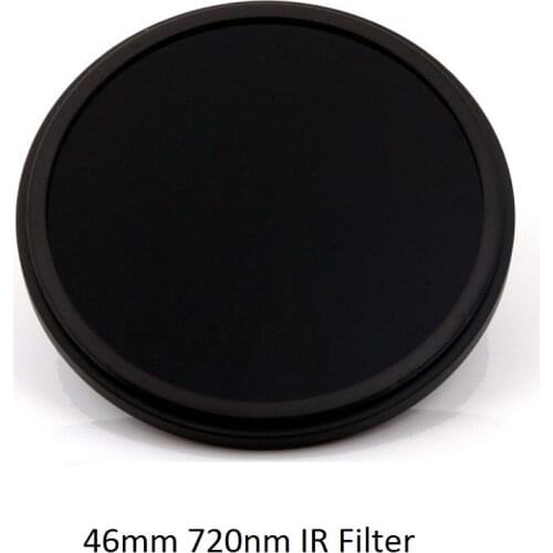 46mm IR72 720nm Infrared IR Optical Grade Glass Filter for Camera Lens