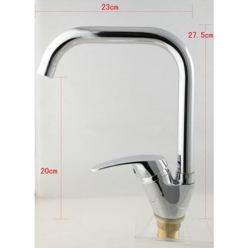 Vidric Kitchen Faucet + Free Hose, 360 Rotate basin sink faucet brass, Bathroom hot and cold mixer faucet (give 2pcs hose)