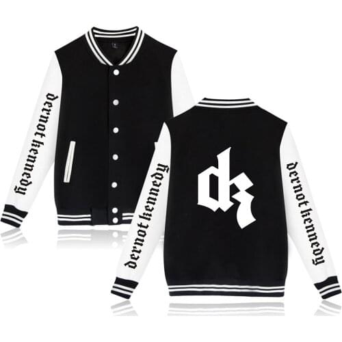 Dermot Kennedy Fashion Prints Baseball Jackets Women Men Long Sleeve Jacket Hot Sale Casual Streetwear Clothes