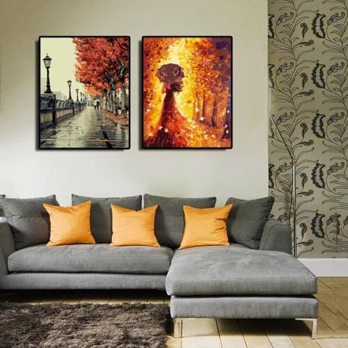 40*50cm Oil Painting By Numbers Flower Plant Animal DIY Paint by numbers On Canvas Home Decor Frameless Digital Painting