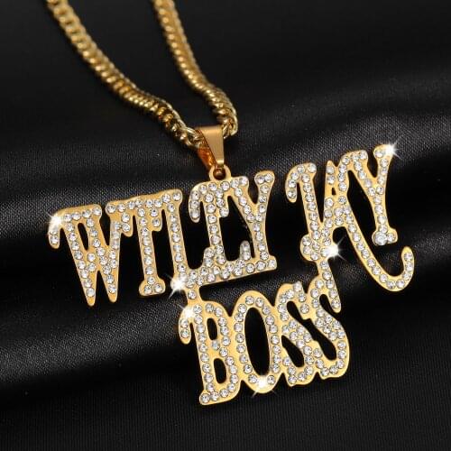 Personalized Zirconia Double Name Necklace Custom Iced Out Nameplate Necklace Cuba Chain Men HipHop Pendants Jewelry Women Gift