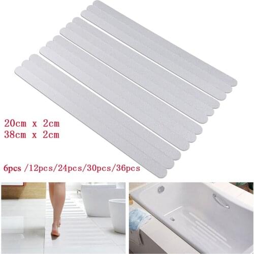 Anti-Slip Strips Shower Stickers Bath Safety Strips Transparent Non Slip Strips Stickers Bathtubs Floors Bathroom Anti-Slip Mat