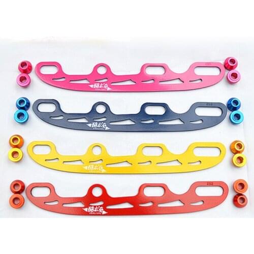 [Recommend] Ice Skating Frame Blade Base for Inline Shoes Roller Skates, for Adult Kid Children, Blue Pink Glden Red Silver