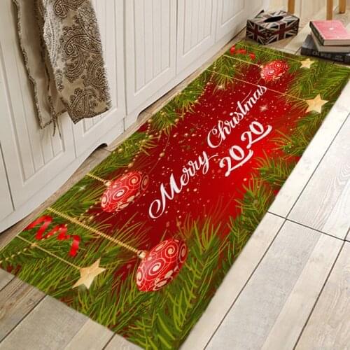Christmas Rug 3D RUG Hallway Carpets and Rugs for Bedroom Living Room Carpet Kitchen Bathroom Anti-Slip Floor Mats 3D Mat